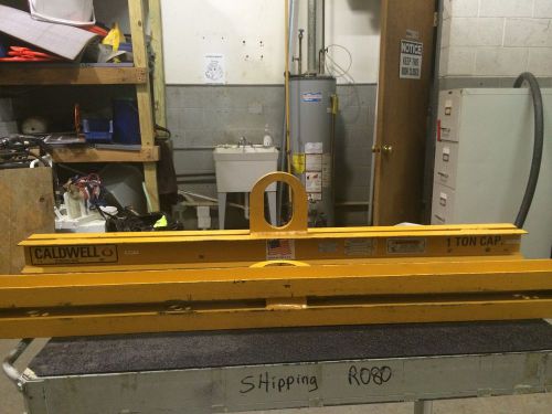 Caldwell 20-1-4 adjustable lifting beam, 2000 lb., 48 in no reserve for sale