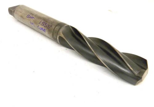 USED USA 1.555&#034; TAPER SHANK 4-FLUTE CORE TWIST DRILL #5MT