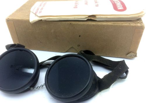 VTG Craftsman Safety Welding  Goggles With Box - Steampunk Motorcycle