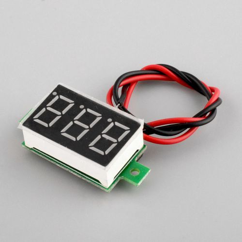 Green 0.36 inch mini digital dc 2.7-30v voltmeter gauge voltage volt display for sale