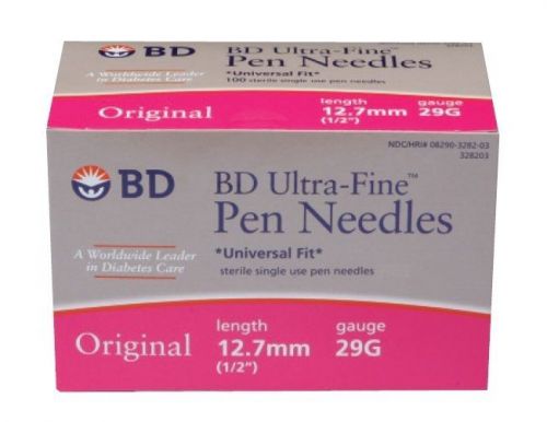 90 Pack BD Becton Dickinson12.7mm (1/2) x 29 Ultra-Fine (NEW IN BOX)