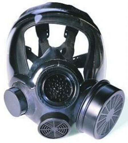 MSA FULL FACEPIECE RESPIRATOR - Advantage 1000 Hycar Riot Control Gas Mask (MED)