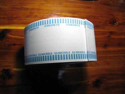 COIN WRAP AUTOMATIC WRAPPER PAPER 1 Roll Nickel