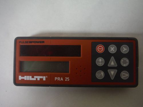 GOOD used Hilti PRA 25 laser detector-remote