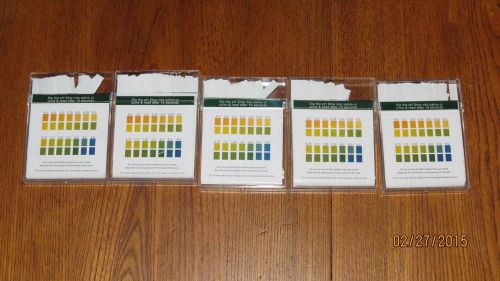 Puna ph test strips for saliva &amp; urine (100 strips) - lot of 5 packs for sale