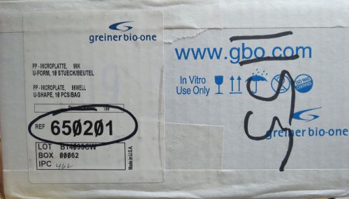 Qty 50 Greiner Bio-One 96-Well Plate Lids Standard Clear Polystyrene # 656161