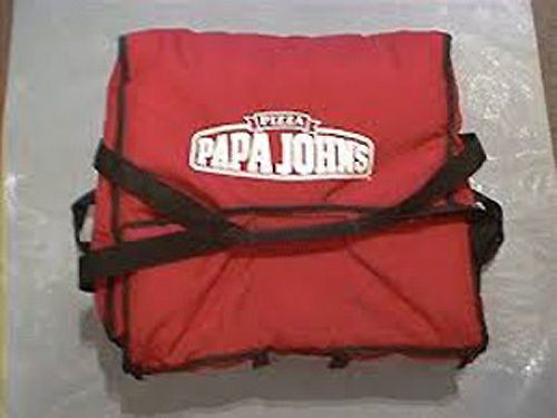Papa John&#039;s Pizza Delivery Hot Bag  21 1/2&#034; x 19 3/4&#034; x 7 3/4&#034; Red
