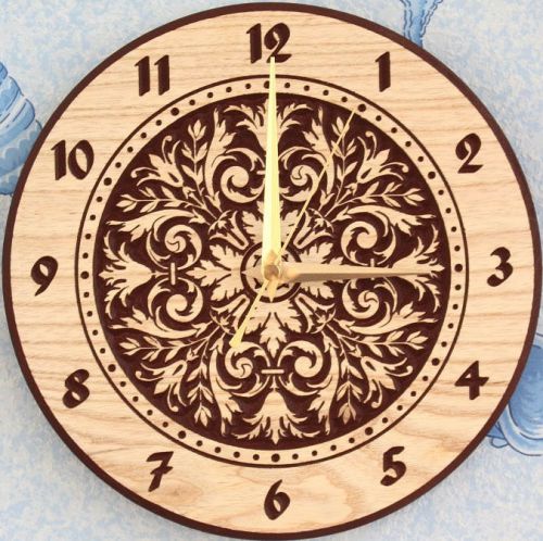 New Wall Clock Daraht_3 3d or engrave STL file - Model for CNC Router Machine