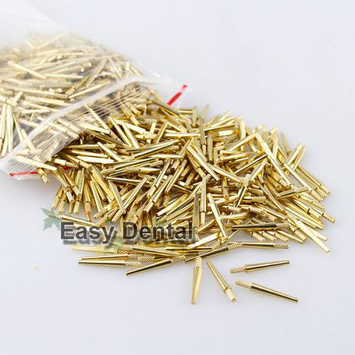 1000pcs new dental lab brass dowel pins #2 medium mold supplies for sale