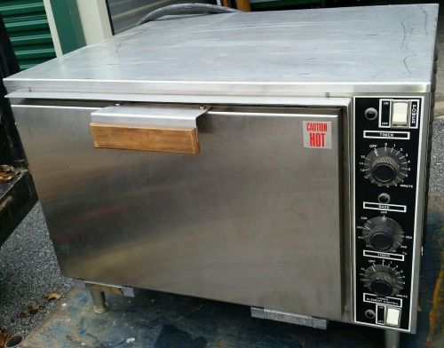 Double Stone Deck Pizza Oven Nu-Vu Electric Single Phase untested PO-3