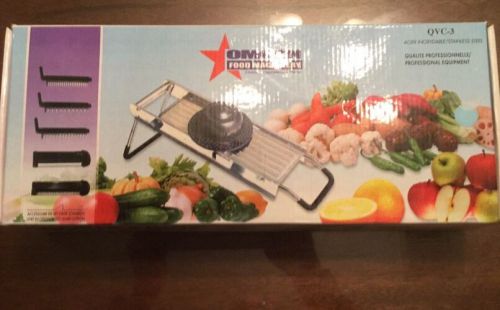 New Fma Omcan Professional Mandoline Mano Vegetable Slicer Potato Cutter 13659