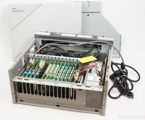 NEC Neax 2000 IVS2 Integrated Voice Server w/ 12 Circuit Cards