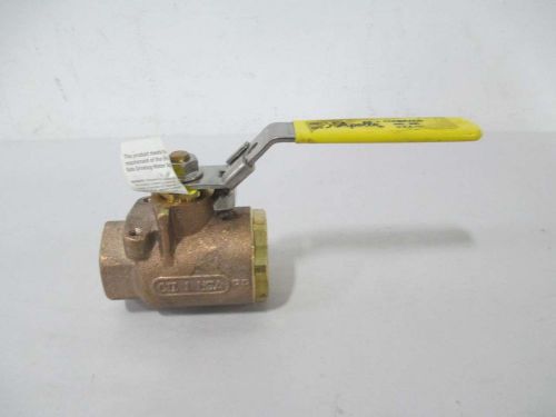 New conbraco 77-105-27 apollo 600 bronze threaded 1in npt ball valve d366737 for sale