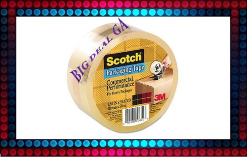 Scotch 3750 commercial packaging tape - 1.88&#034; x 54.6 yd - (1 roll) new!!! for sale