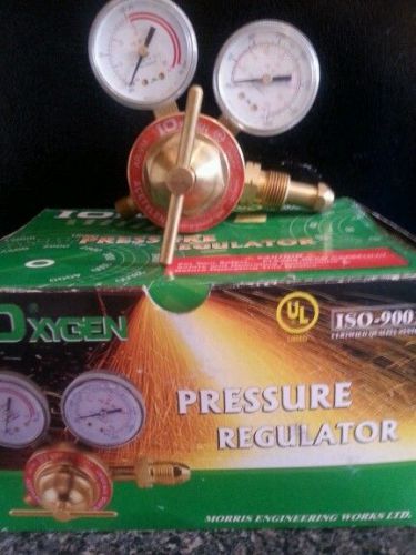 Acetylene Regulator - IO XYGEN tested and working but sold as is