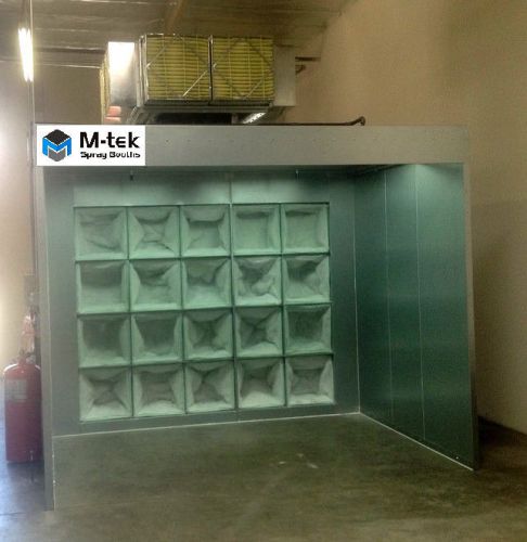 New open face powder coating booth, paint spray booth made in the usa!! for sale