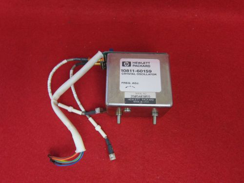 HP / Agilent 10811 60159  10 MHz Crystal Oscillator W/ Cable &amp; Interface Card