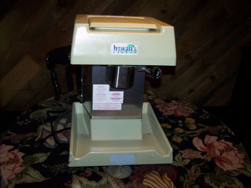 hawaiis finest shaved shave ice maker 1027 Works Great