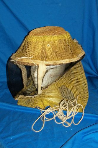 Old Wesco Bee Keepers Hat Beekeeping Net Cap Vintage Straw Face Veil Bonnet Hood