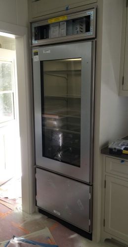 BRAND NEW Sub-Zero 30&#034; Glass Front Refrigerator BI-30UG/O
