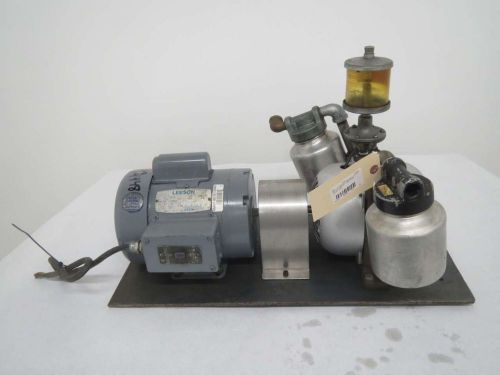 GAST ROTARY VANE 3/4 IN 115V-AC 1/2HP STEEL VACUUM PUMP B372043