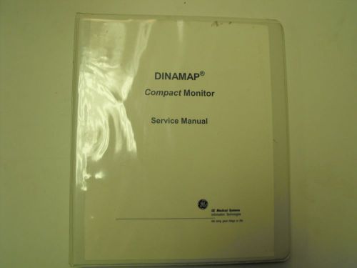 DINAMAP COMPACT MONITOR SERVICE MANUAL PART NO. 776-856