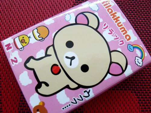 1X Rilakkuma Folder Memo Note Message Scratch Doodle Writing Color Paper Pad D-2