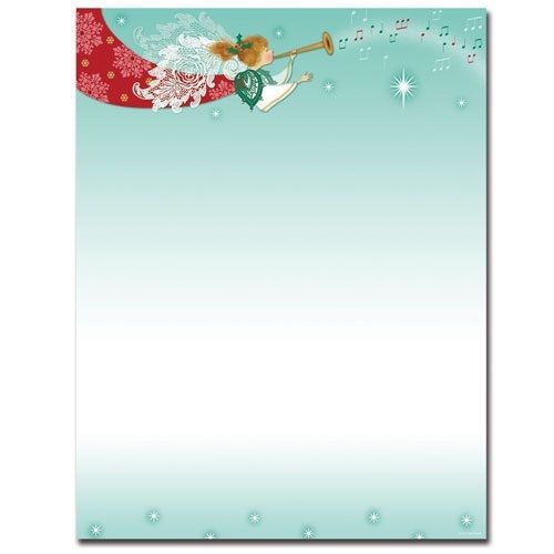 Great Papers Herald Angel Christmas Letterhead