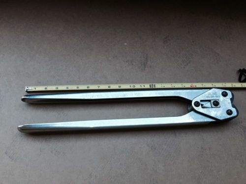 Uline h-624 strapping banding deluxe sealer crimper steel tool 1/2&#034; for sale
