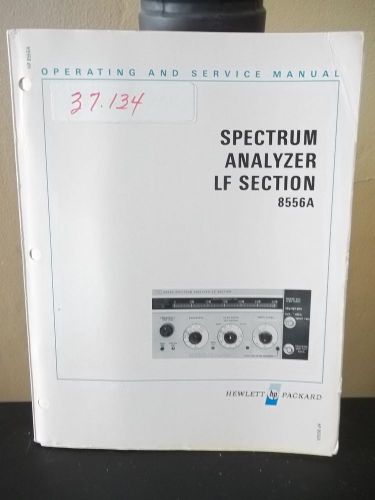 Hewlett Packard Spectrum Analyzer LF Section 8556A