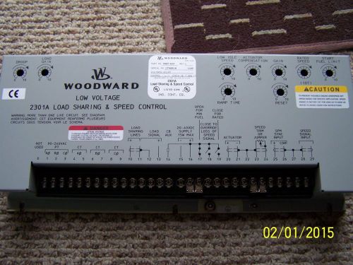 Woodward Low Voltage 2301A Load Sharing and Speed Control