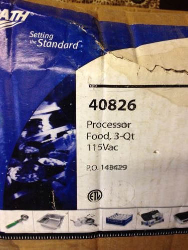 Vollrath 40826 3-qt food processor 115v
