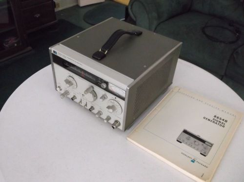 Hewlett Packard 8654B 10-520Mhz Rf Signal Generator w/Orig. Manual!  *Exc.Cond!*