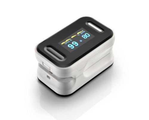 Bid OLED Fingertip oxymeter spo2,PR monitor Blood Oxygen Pulse Oximeter White