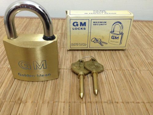 *rare*  50mm golden mean circular padlock! **orig. maxis lock** for sale