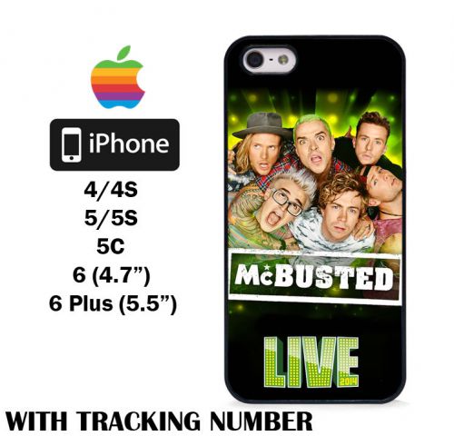McBUSTED 5 BOY BAND MUSIC LIVE Hard iPhone 4 4S 5 5S 5C 6 6 Plus Case Cover
