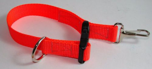 Sav-a-jake firefighter glove strap - quick release clip - hot orange for sale
