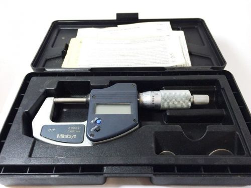 Mitutoyo 293-831 digimatic mdc-mx lite outside micrometer - 0-1&#034; for sale