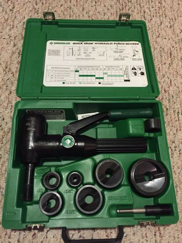 Greenlee 7906SB Slugbuster 90° Quick Draw Hydraulic Punch Driver Knockout Kit