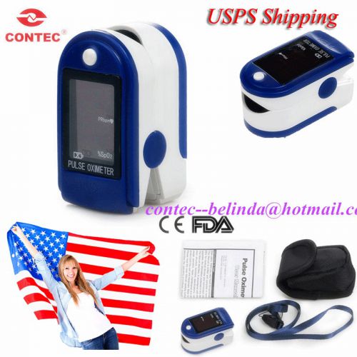 BLue Finger Tip Pulse Oximeter Blood Oxygen SPO2 Monitor CE FDA APPROVED 2015