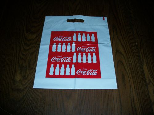 Coca Cola Plastic Bag Red and White 12&#034;x18&#034; New