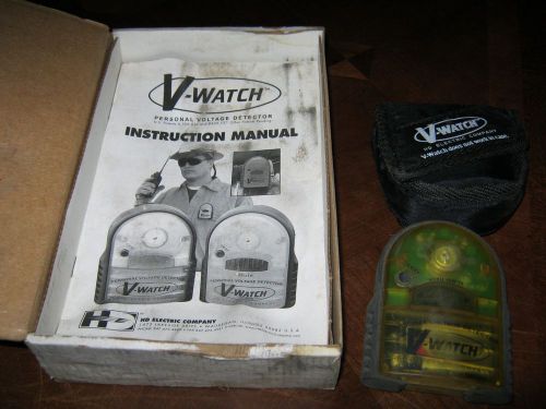 Hd electric co.v-watch vw-20 personal voltage detector br for sale