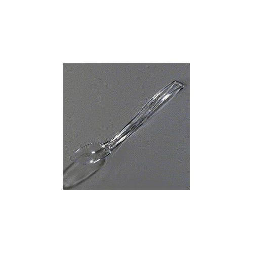 Carlisle Food Service Products 0.25 Oz. Solid Spoon Clear Set of 12