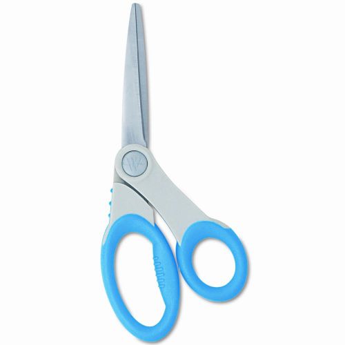 Westcott Soft Handle Bent Scissors with Microban Protection