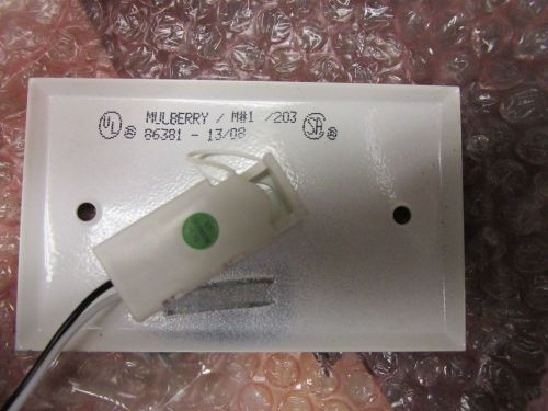 NEW TEST SWITCH/PILOT LIGHT EMCLA00334 WITH MULBERRY COVER 86381