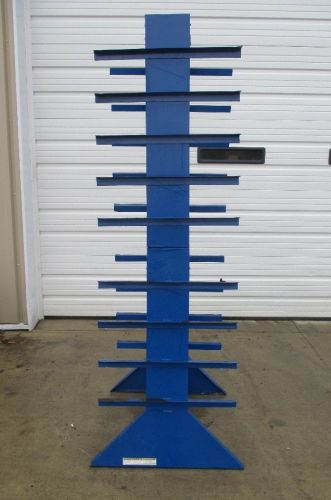 Vestil dshz-4 double sided horizontal bar rack, steel, 2600 lbs capacity for sale