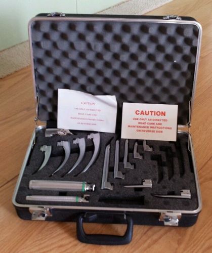 Propper Fiber Optic Laryngoscope Set 199176 - Very Nice!!