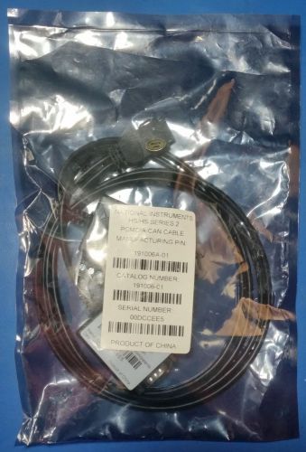 New national instruments ni 191006a-01 pcmcia-can series 2, hs/hs cable assembly for sale