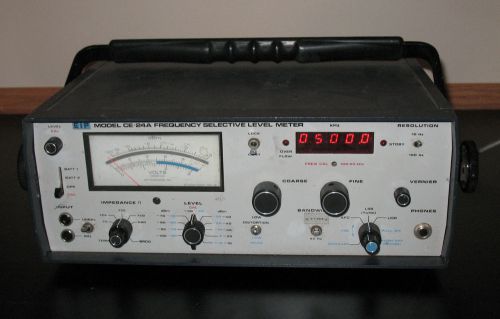 EIP MICROWAVE FREQUENCY SELECTIVE LEVEL METER Model CE-24A