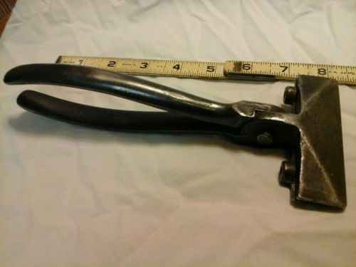 Vintage Pexto Sheet Metal Bender, 8 inches overall, 3 1/2 inch bender, very good